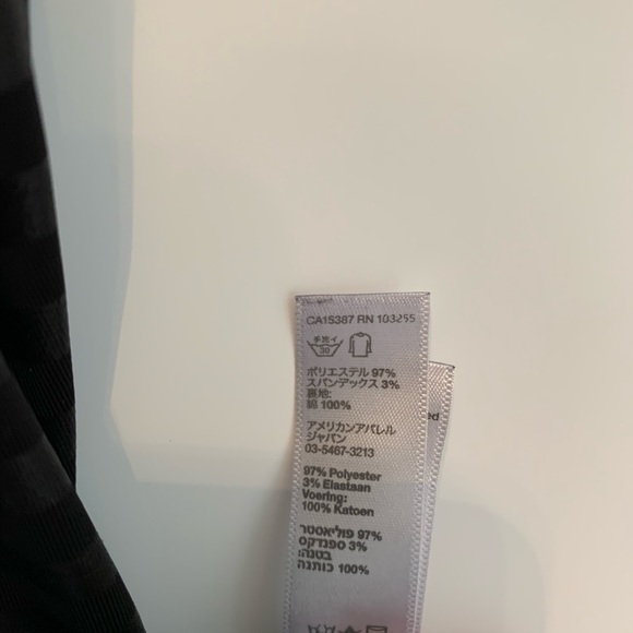 Striped American Apparel Body Suit - Picture 5 of 5